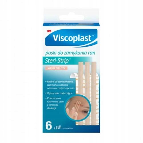 

Steri-Strip, paski do zamykania ran,6x75 mm,6 szt.
