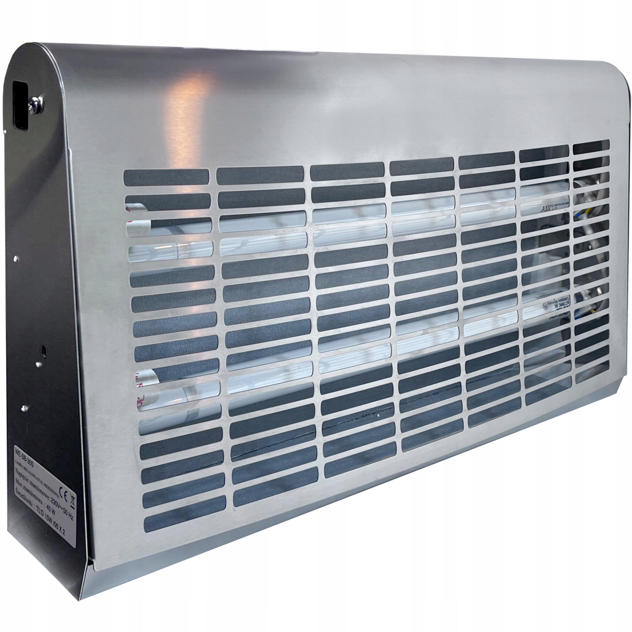 Lampa lepowa Owadobójcza na owady Nierdzewna 2x15W