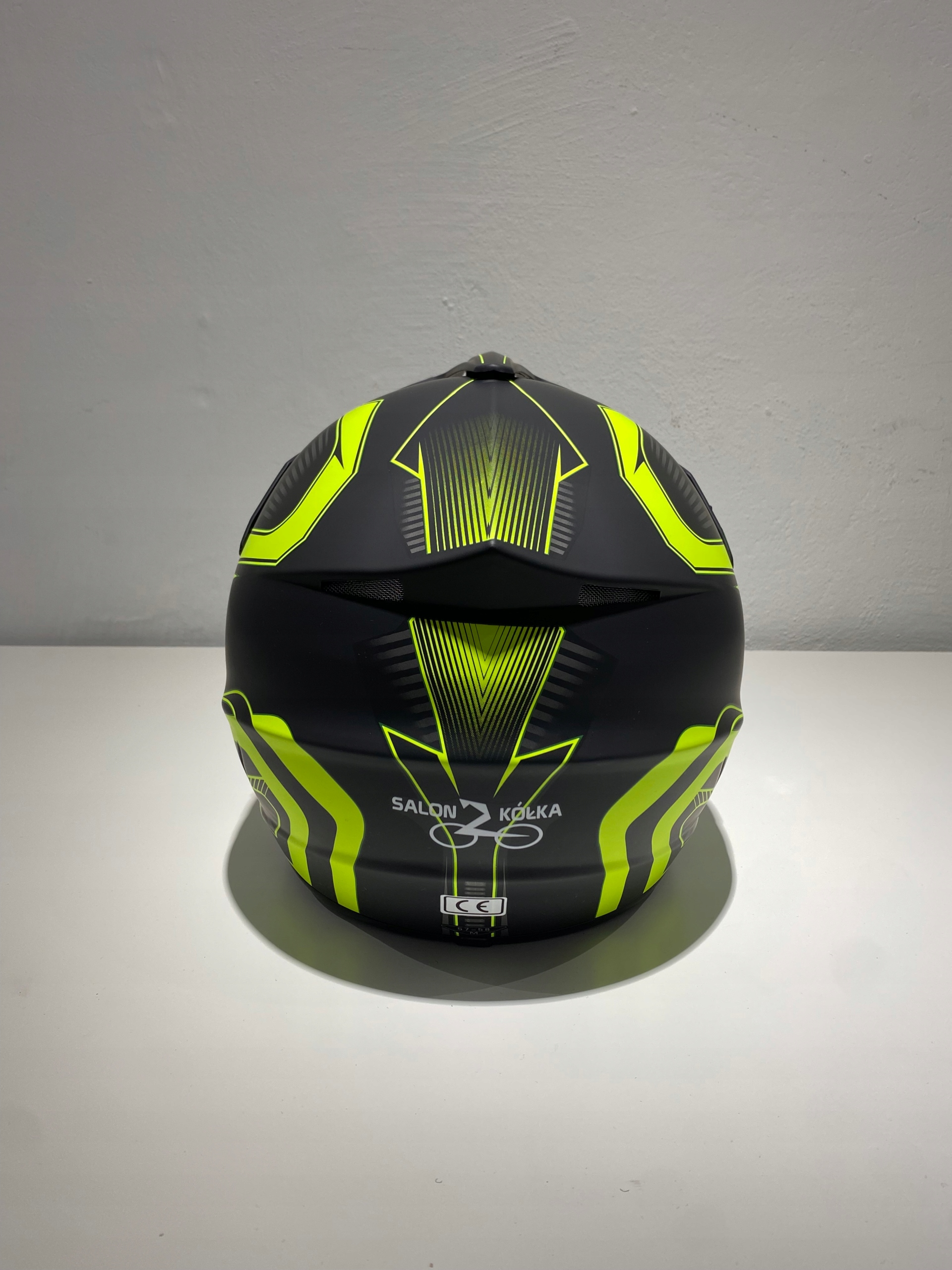 KASK CROSSOWY LEKKI NA ENDURO QUAD ATV CROSS L ŻÓŁTY SALON 2 KÓŁKA Producent inny