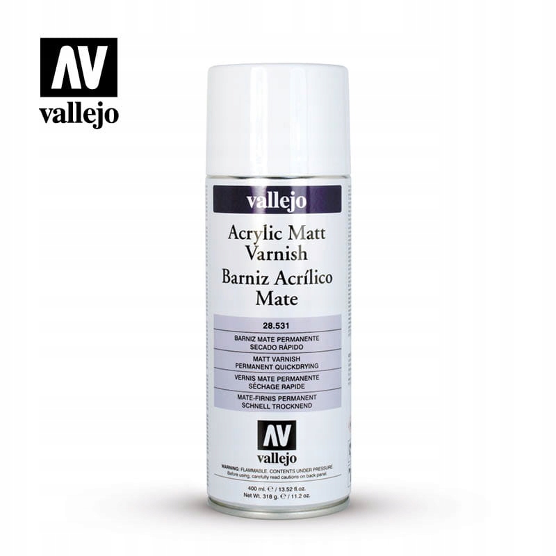 

Vallejo 28531 Acrylic lakier matowy Spray 400ml