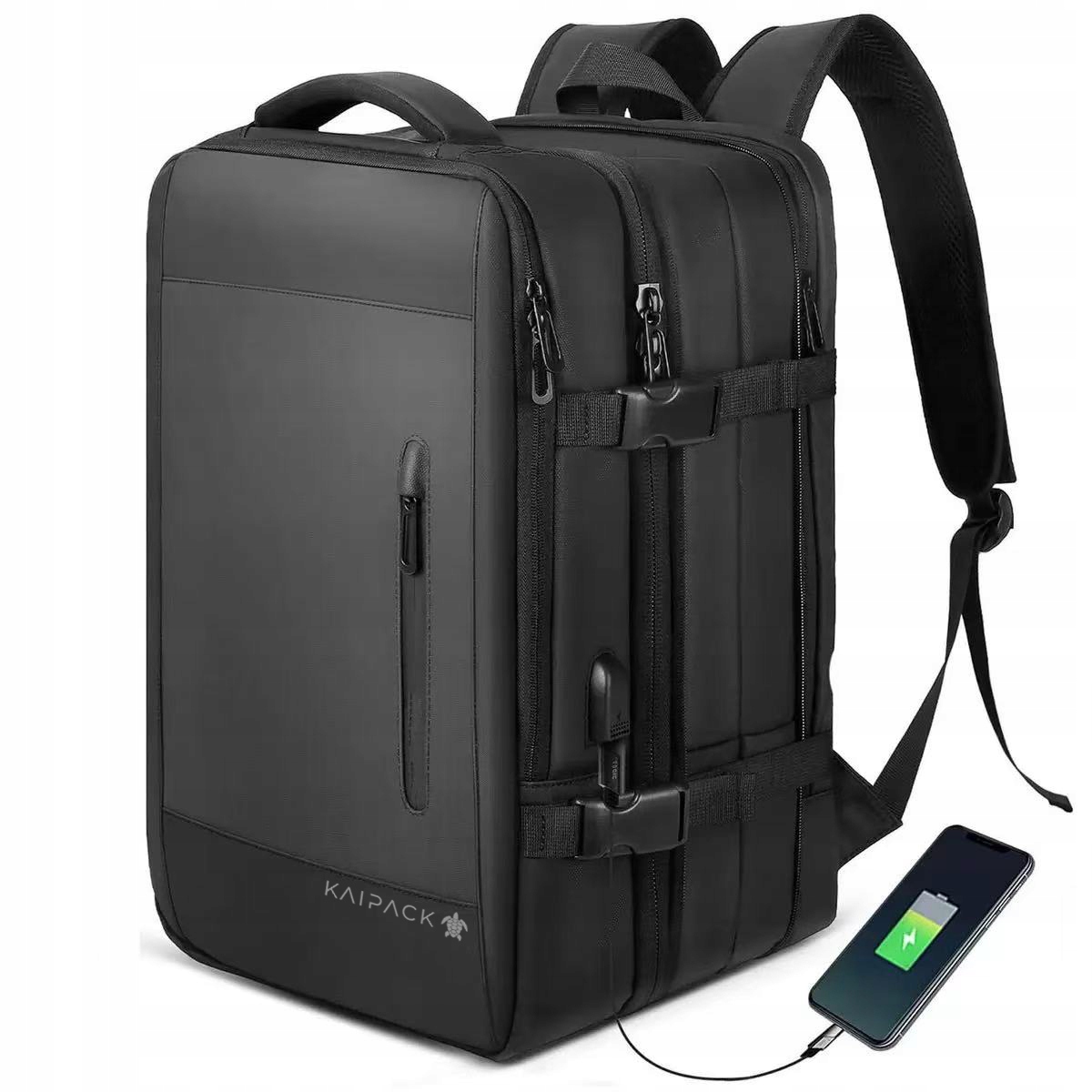 Batoh 40x30x20 Usb-c Příruční Zavazadlo Do Letadla Ryanair