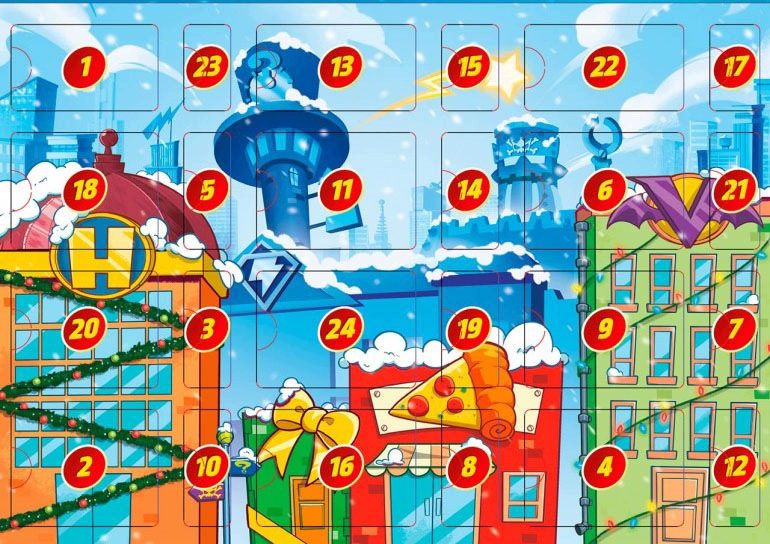 Адвент-календарь SuperThings 2026, фигурки, машинки и тайники SuperKid, от 3 лет — фото 2