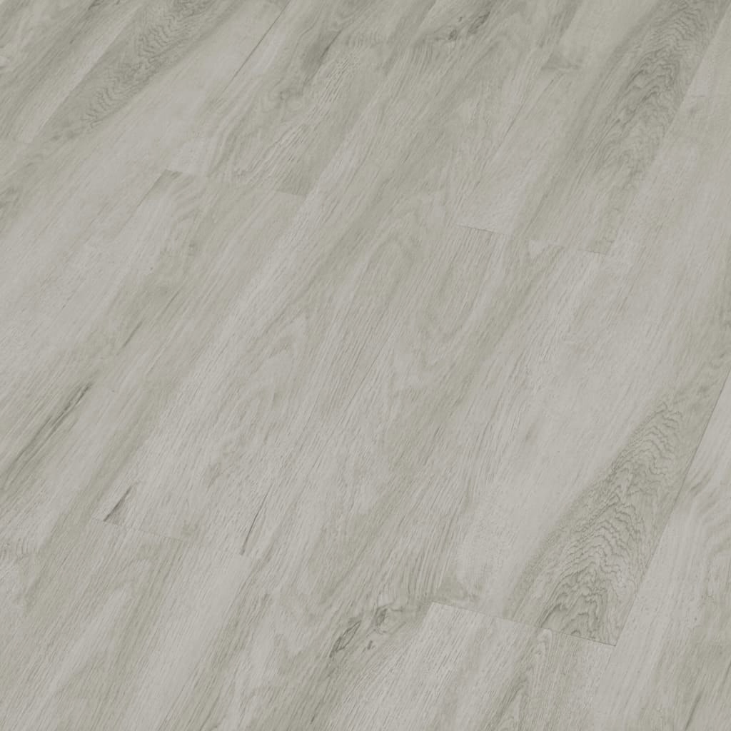 SAMOPRZYLEPNE PANELE PODŁOGOWE 4,46M² 3MM PVC JASNOSZARE Szerokość produktu 15.2 cm