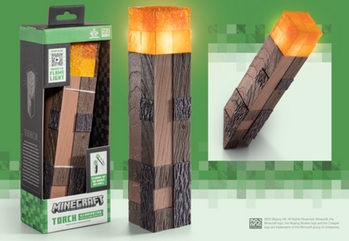 Lampička Minecraft Pochodeň 25 cm