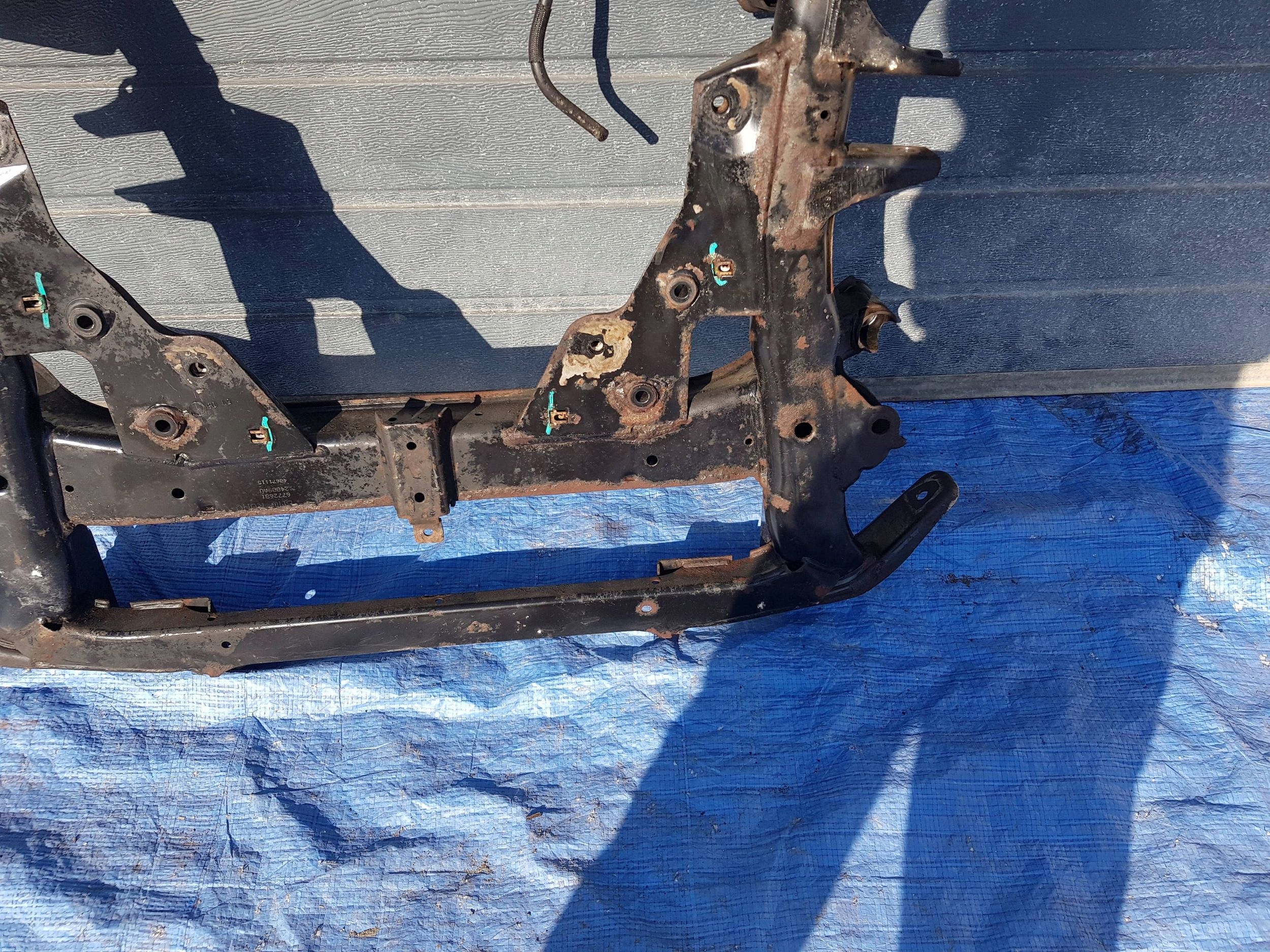 axle beam front axle beam subframe of the engine front BMW X5 E70 X6 E71