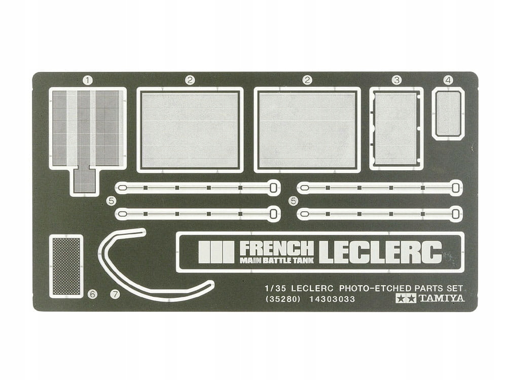 Leclerc Photo-Etched Parts Set 1:35 Tamiya 35280