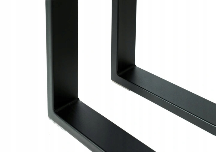 NOGI DO STOŁU METALOWE 60x72 cm PROFIL 8x2 cm CZARNE BIAŁE LOFT INDUSTRIAL Marka inna