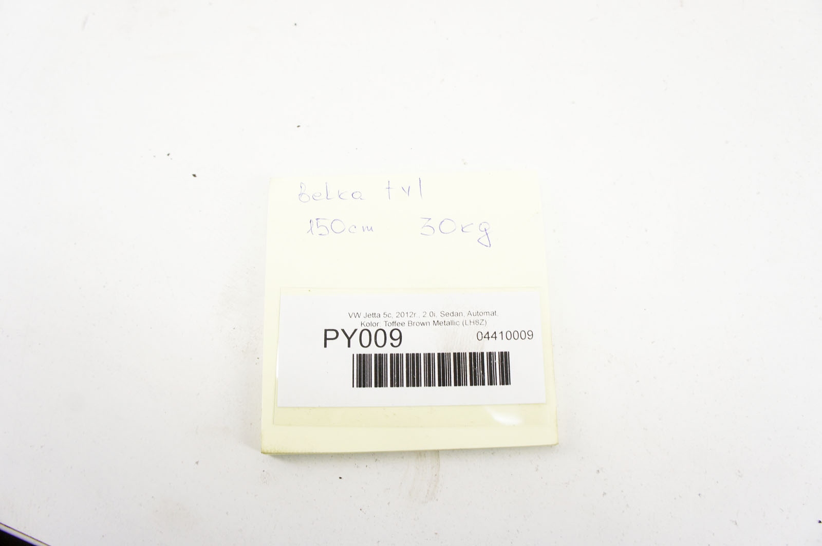 PY009 VW Jetta 5c 2.0i Belka Zawieszenia Tył Numer katalogowy części PY009