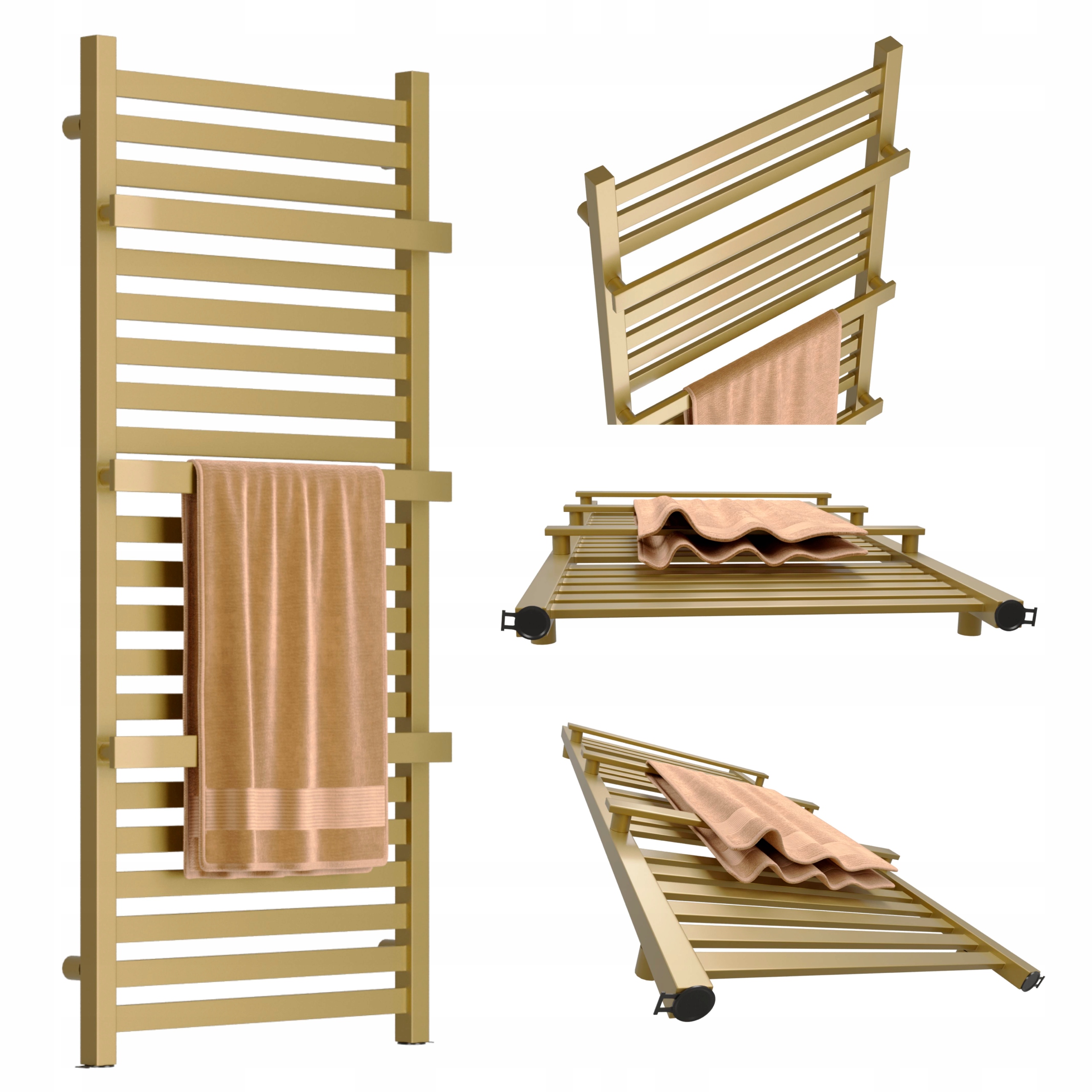 Koupelnový Radiátor Gold 1550X630 Světlý Antik