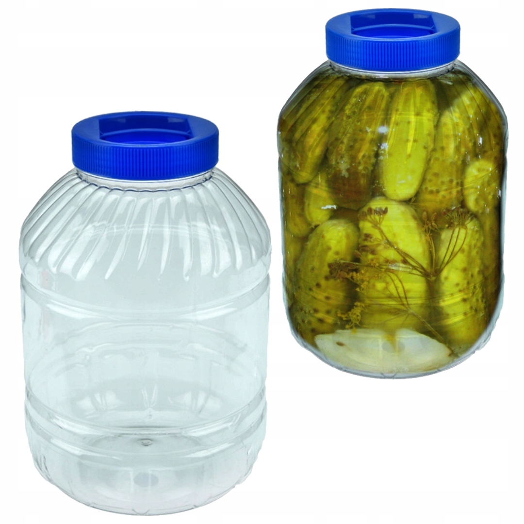 

Słoik Plastikowy Pojemnik Pet Nakrętka 10L Ogórki