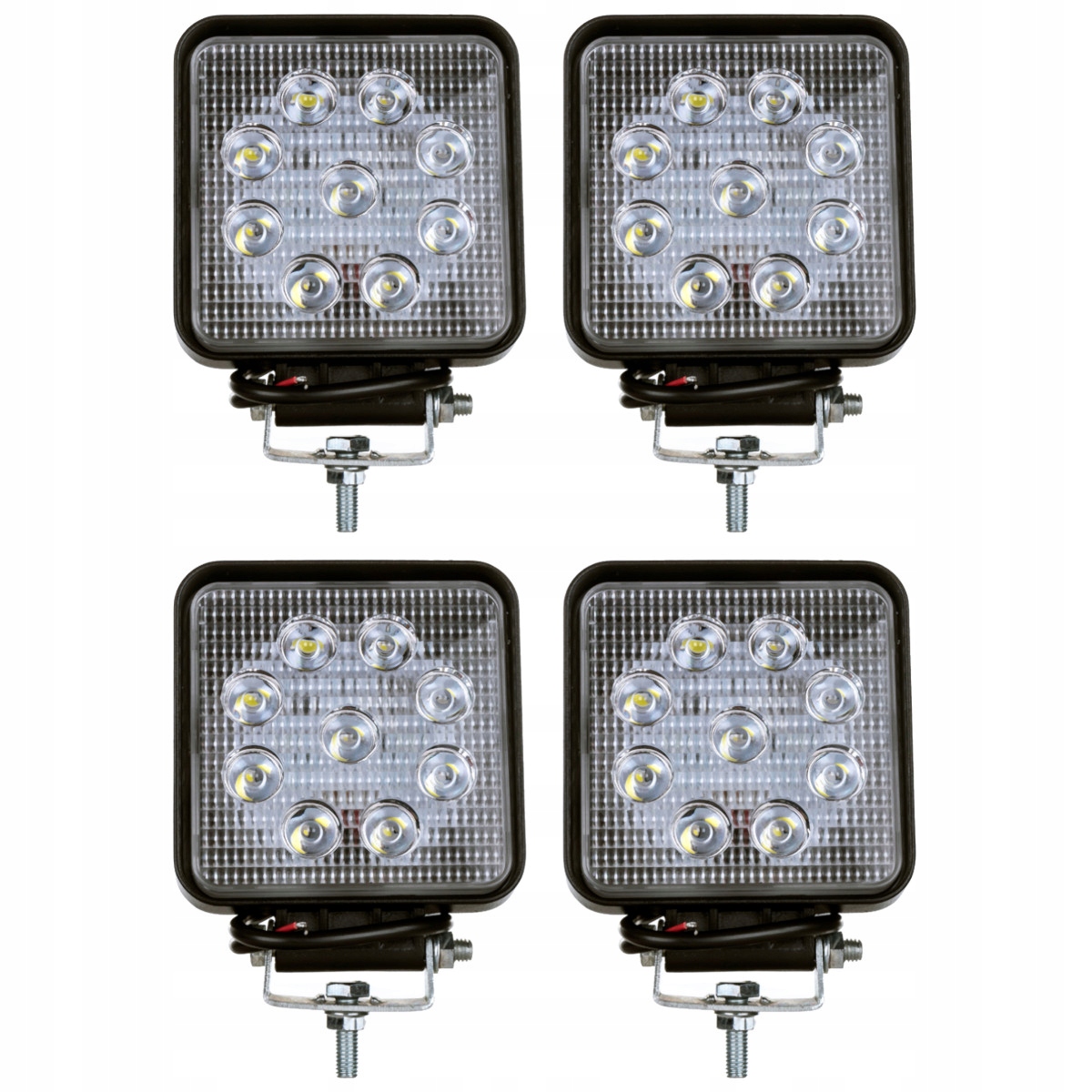 

Lampa Robocza Halogen 27 Led 108W Zestaw 4 Sztuki