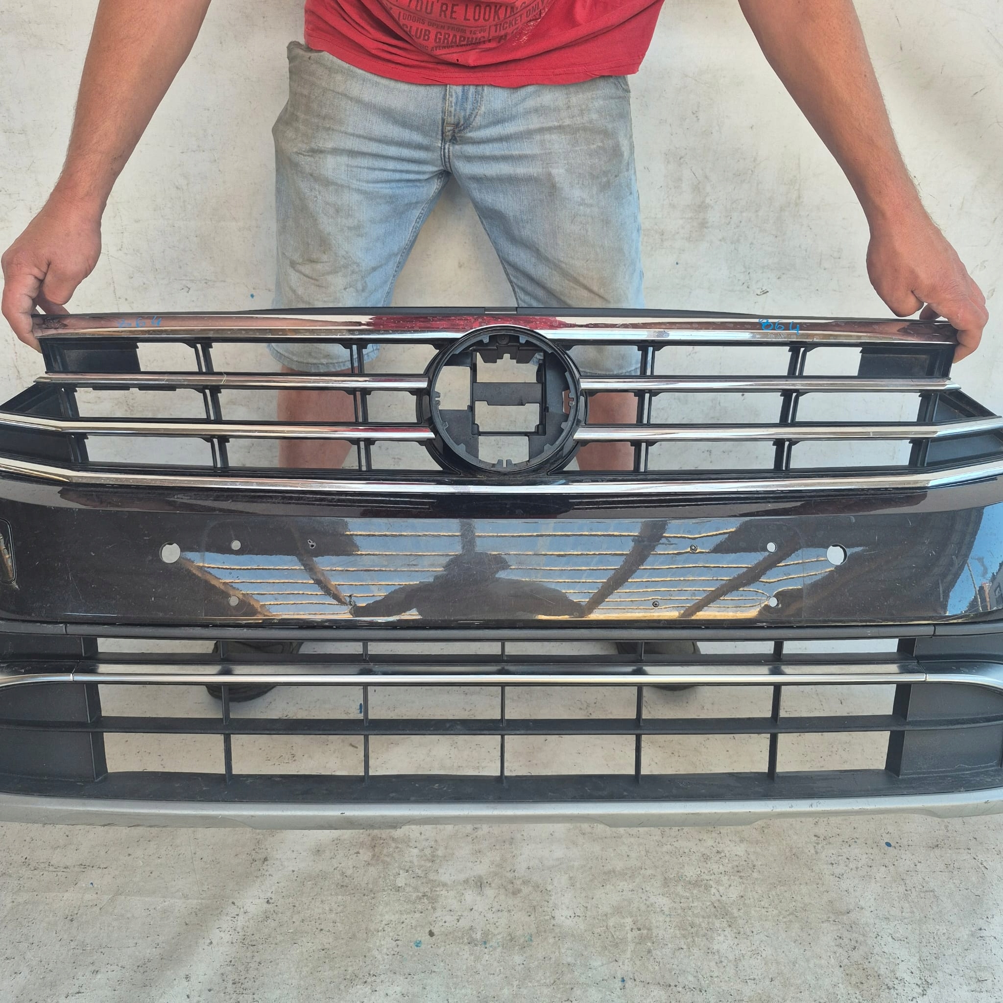 VW PASSAT B8 3G0 LIFT ALLTRACK 19- bumper front front grill 3G0807221H