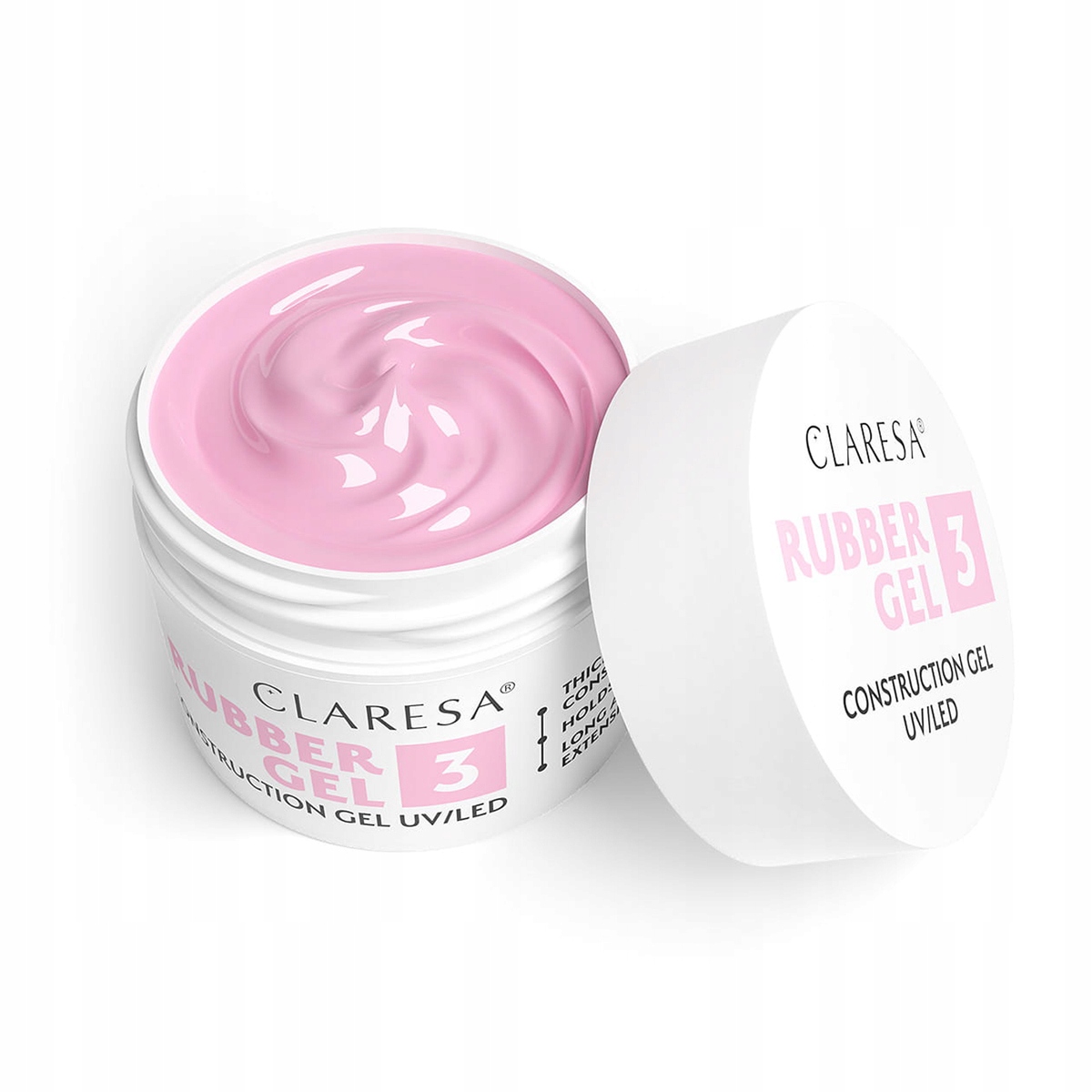 Claresa Stavební gel Rubber gel 3 90 g