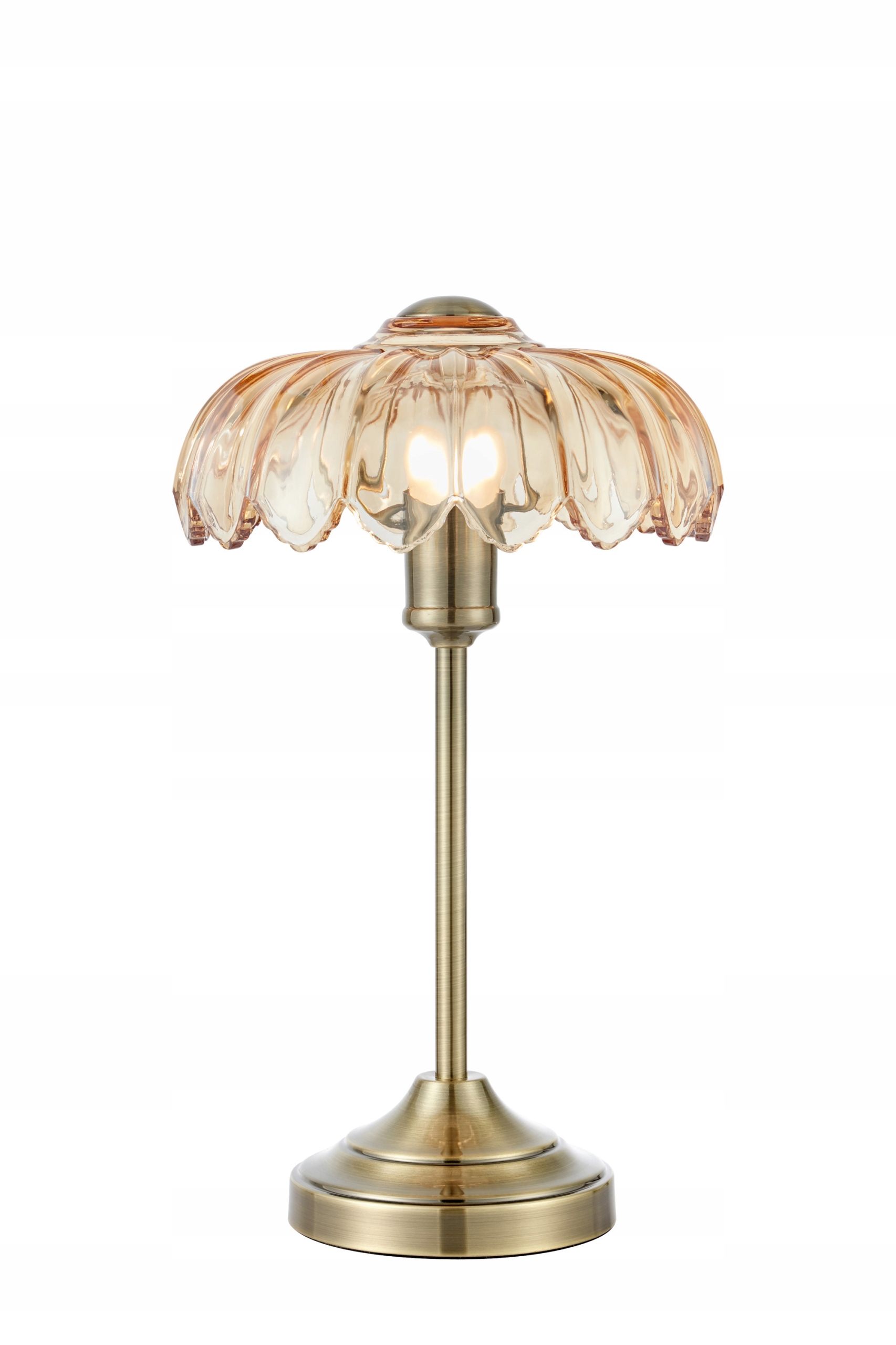 Stolní lampa Kurage skleněná, jantarové stínidlo 1xE27 109180 Markslojd