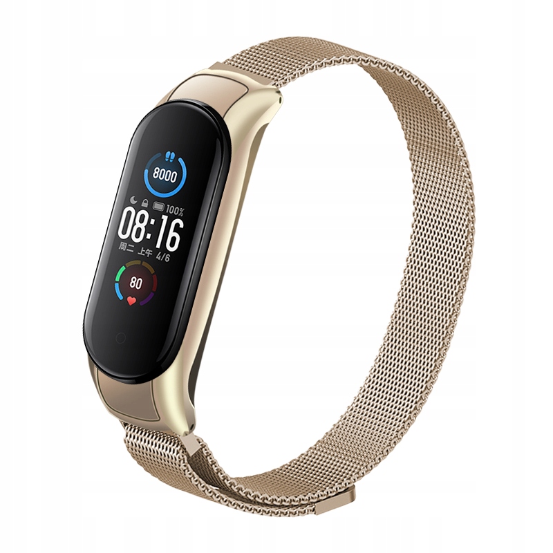 BRANSOLETA PASEK MILANESE DO XIAOMI MI BAND 5 MI BAND 6