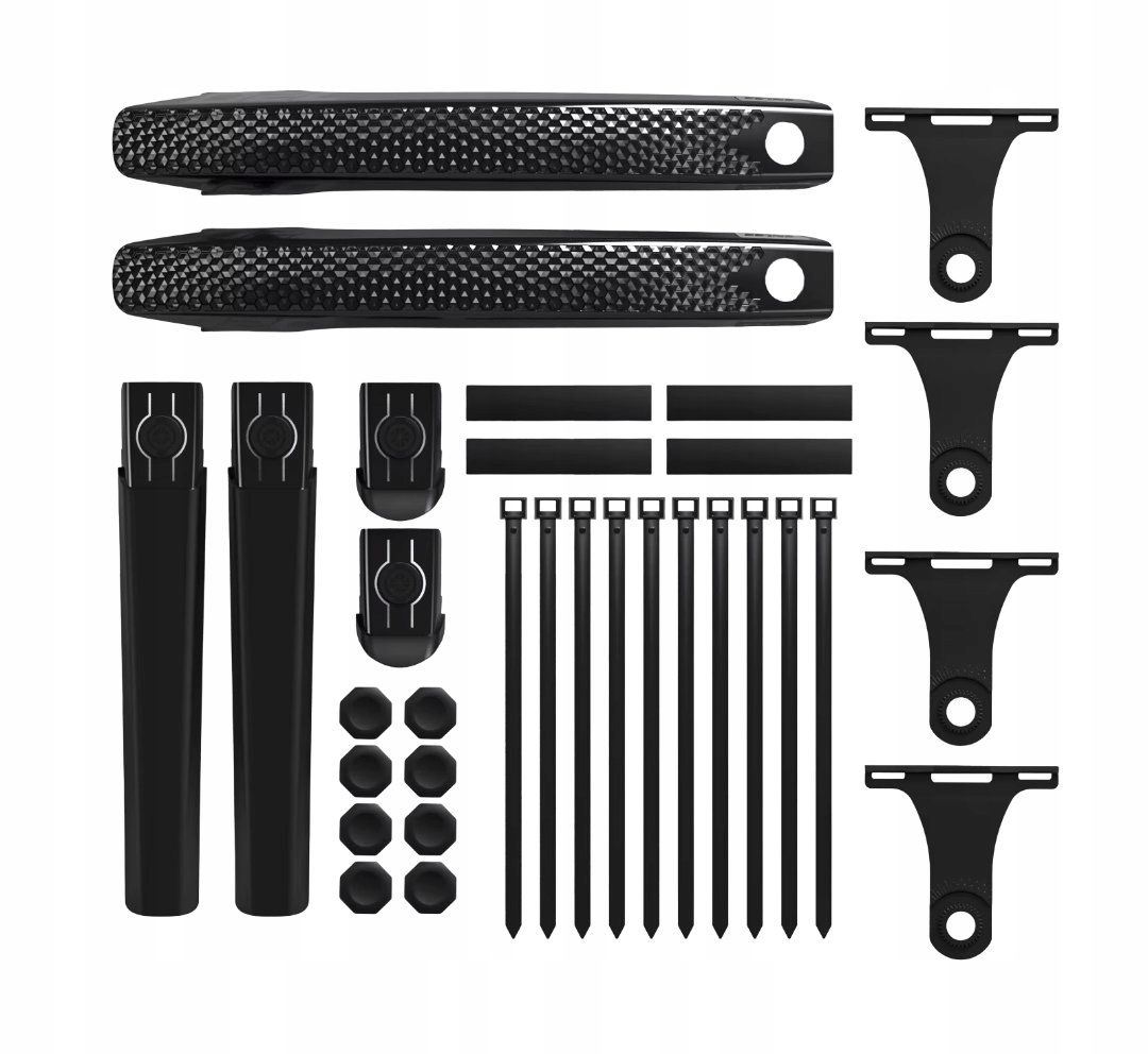 Błotnik Rowerowy Przód Tył szosa gravel 700C 18-32mm Enlee zestaw montażowy