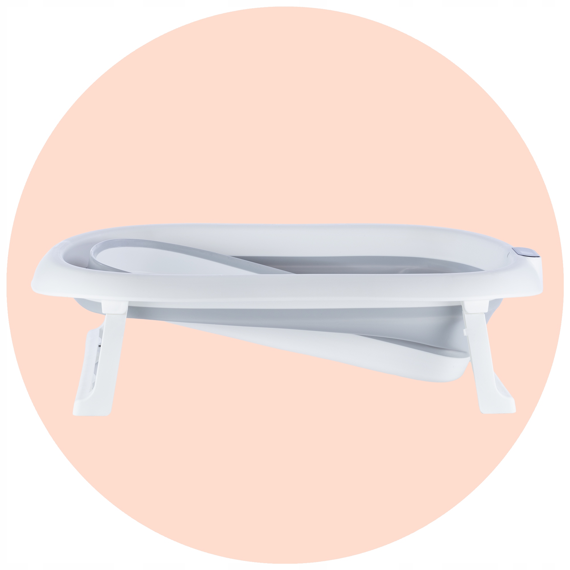 WANIENKA SKŁADANA silikonowa dla niemowląt termometr LCD poduszka Głębokość produktu 20 cm