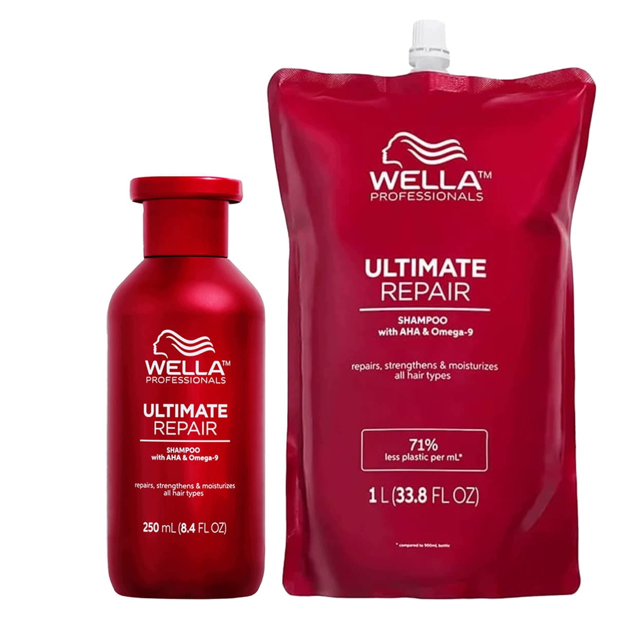 Ultimate Repair szampon refill odbudowa zestaw do włosów zniszczonych