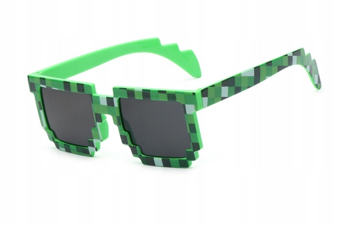 OKULARY PRZECIWSŁONECZNE MINECRAFT PIXEL THUG LIFE Rodzaj przeciwsłoneczne