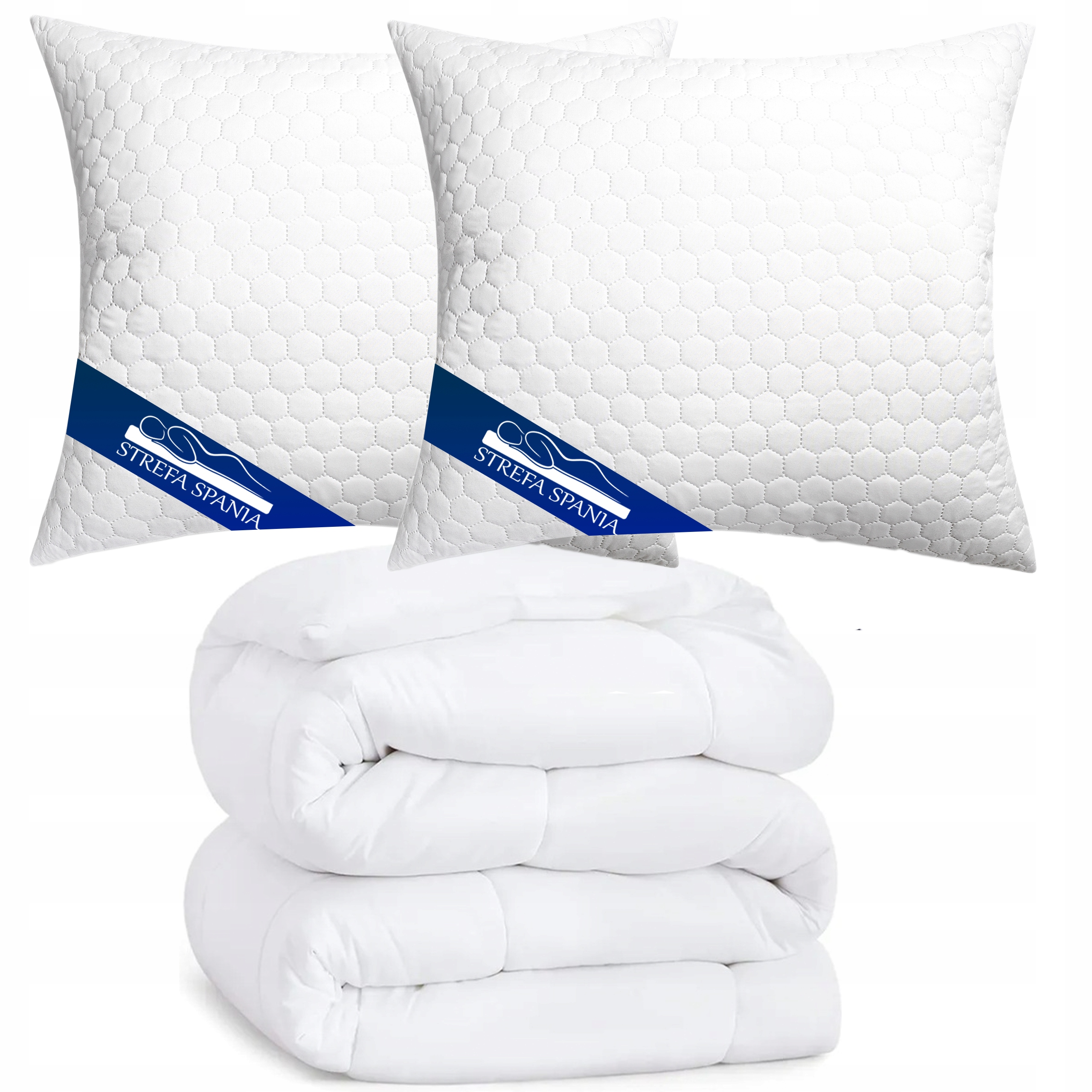 Celoroční sada| Teplá Přikrývka 160x200 2x Polštář 70x80 Polská kvalita