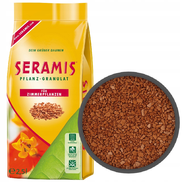 

Podłoże Seramis do kwiatów domowych Nie Przelejesz