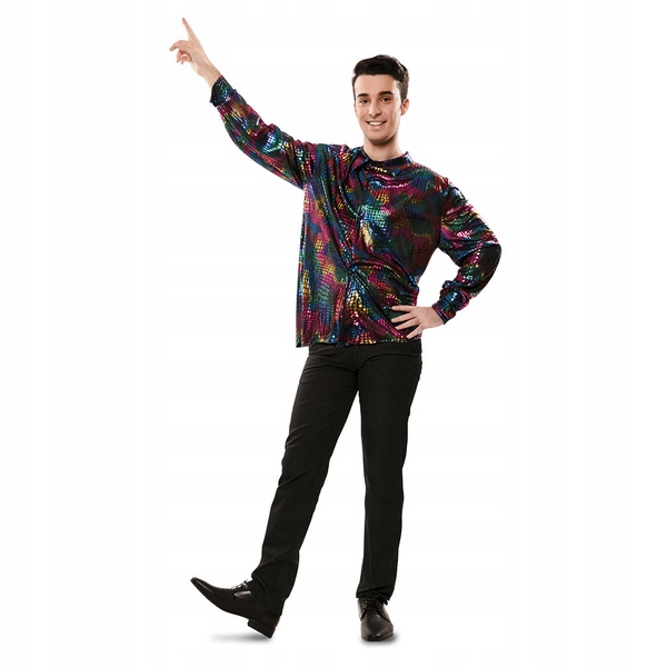 Disco Košile S Dlouhým Rukávem Pro Muže, Převlek Karneval M/L