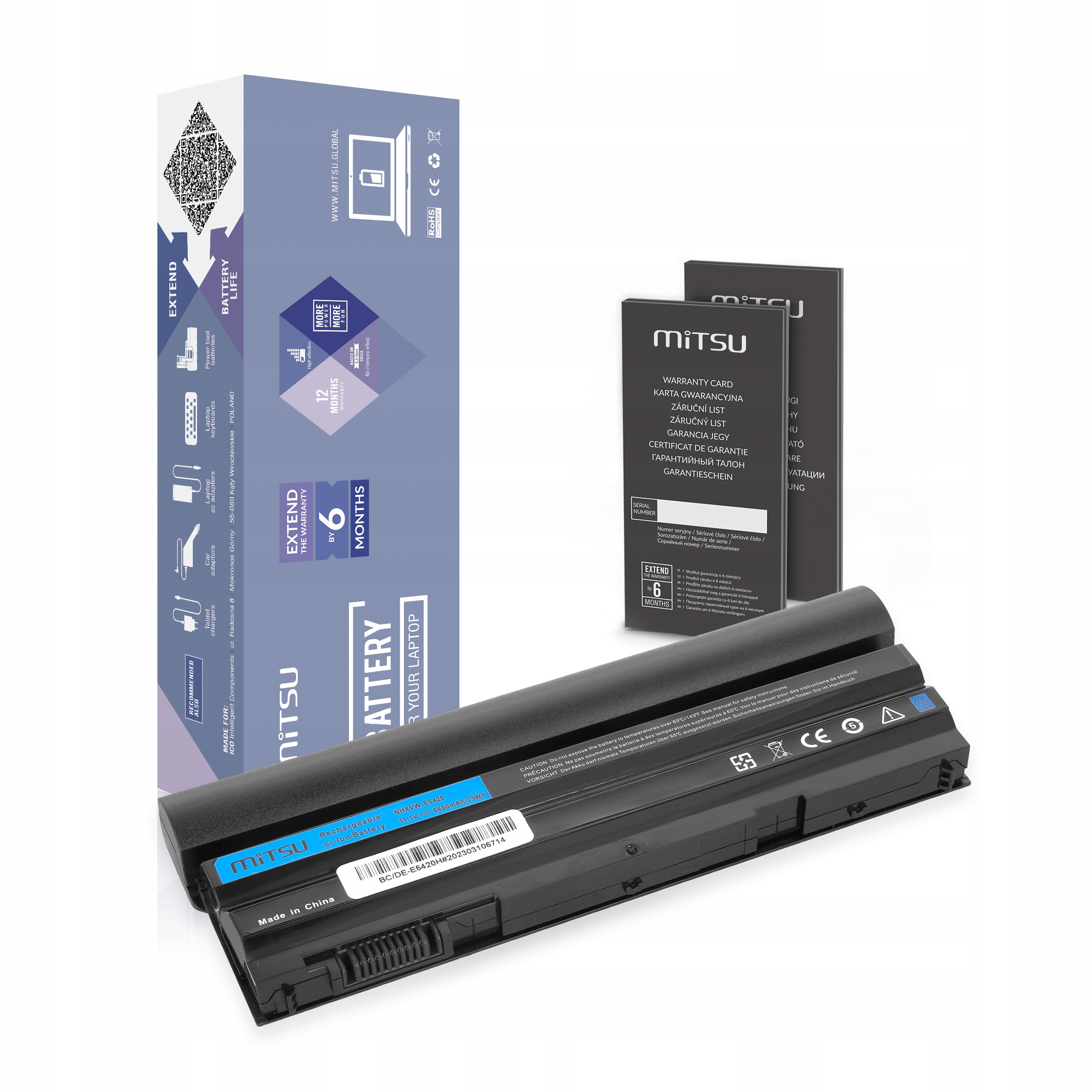 Bateria T54FJ 8858X M5Y0X X57F1 do Dell 6600mAh