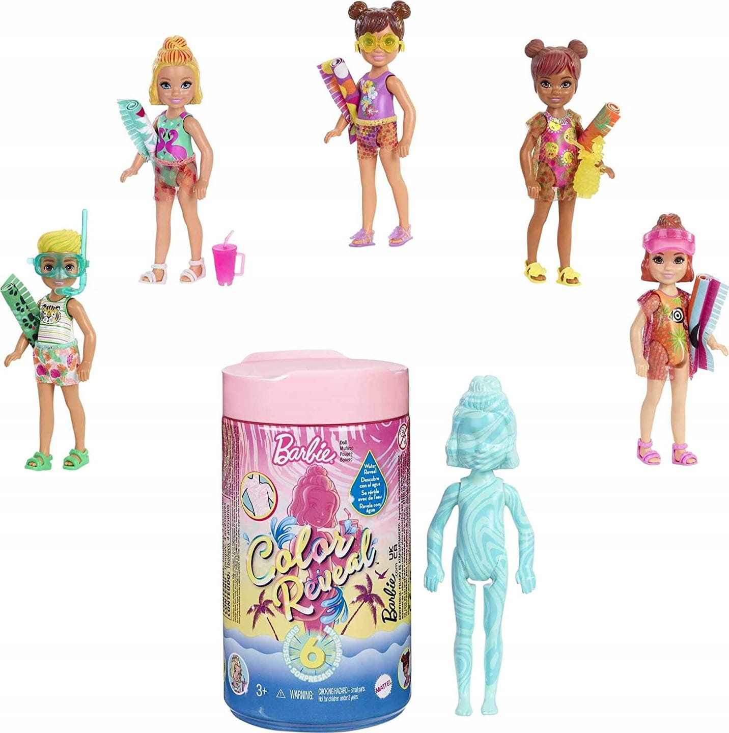 

Barbie Chelsea Kolorowa niespodzianka wakacyjna