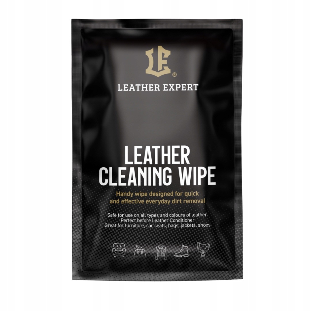 Leather Expert Cleaning Wipe chusteczka do czyszczenia skóry 10ml 18x20cm