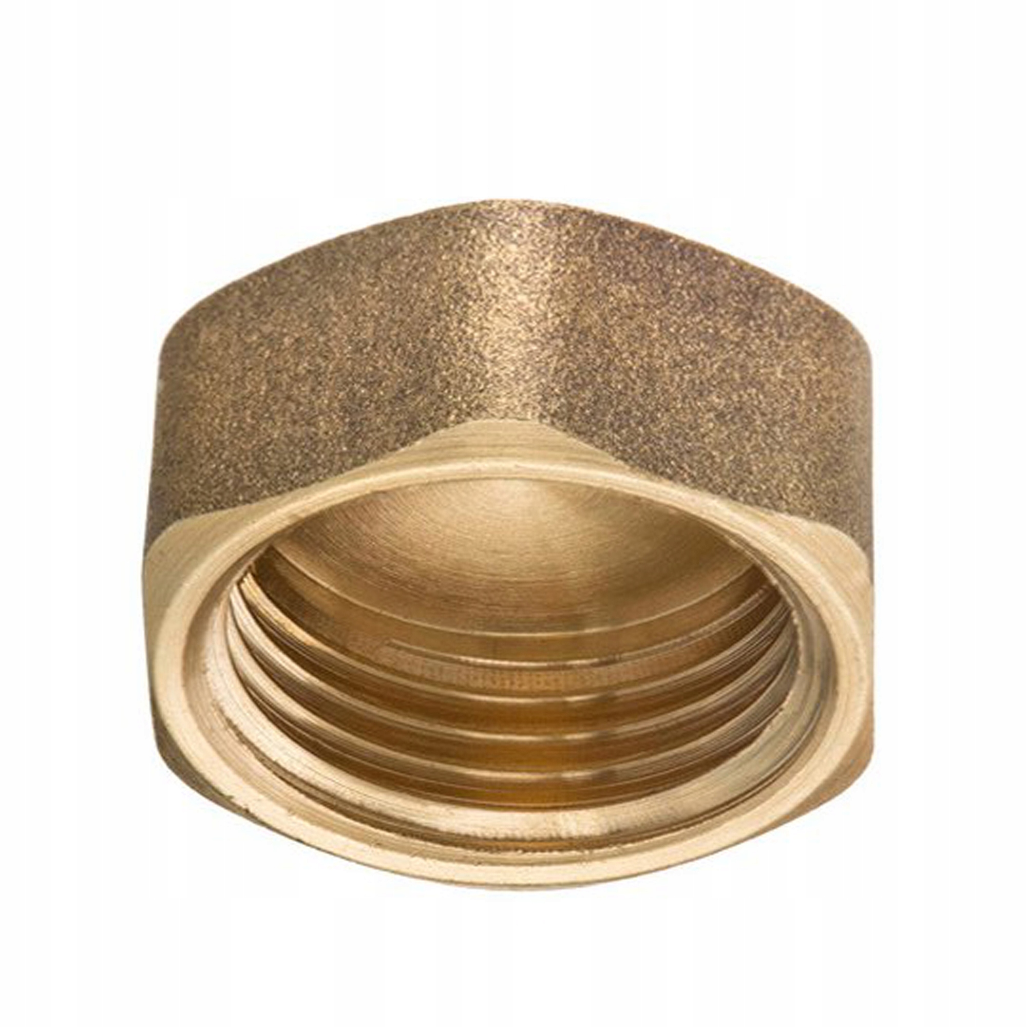 ZAŚLEPKA MOSIĘŻNA 1/2 ZAKRĘTKA KOREK MOSIĘŻNY Typ kształtka