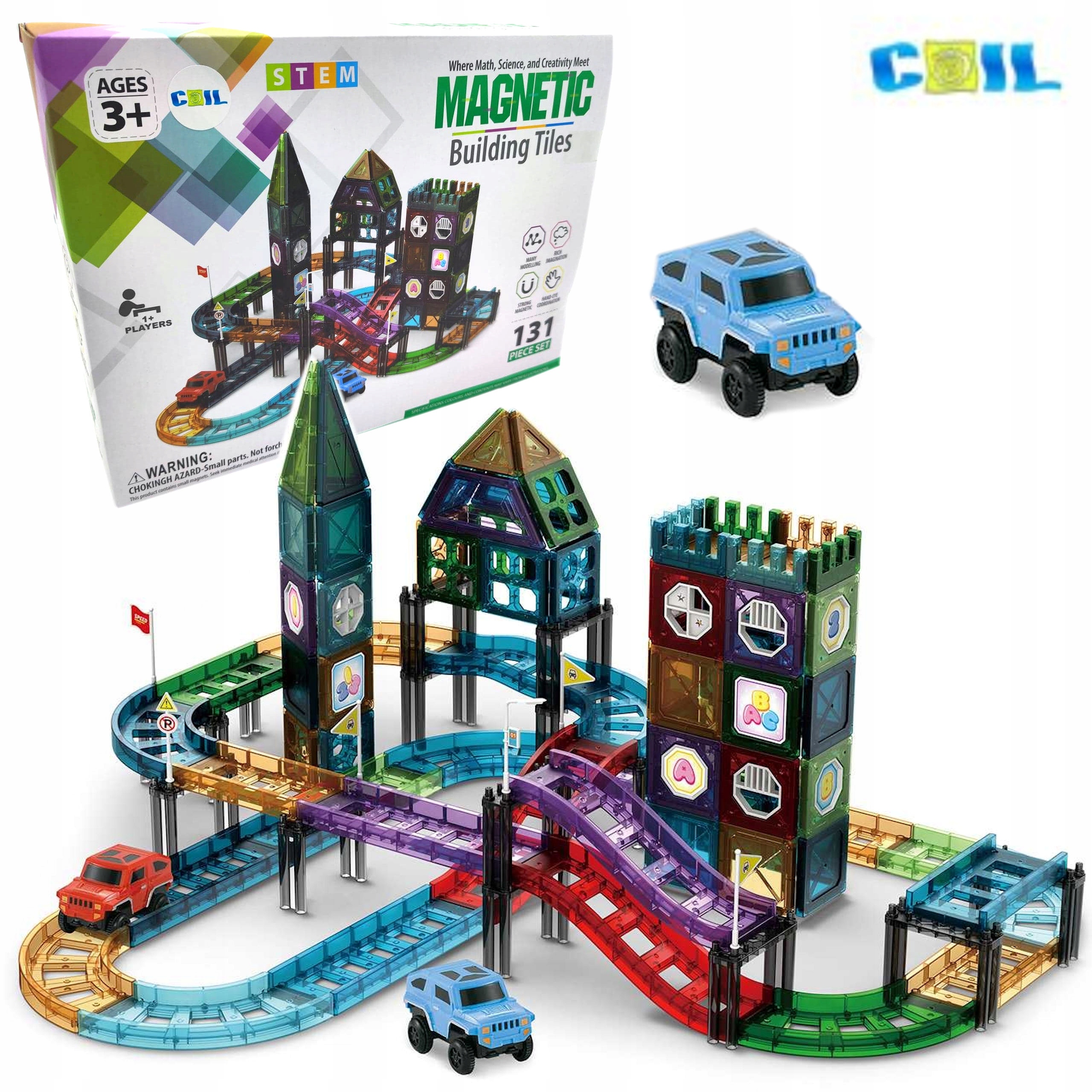 

Klocki Magnetyczne Dla Dzieci 131EL.COIL
