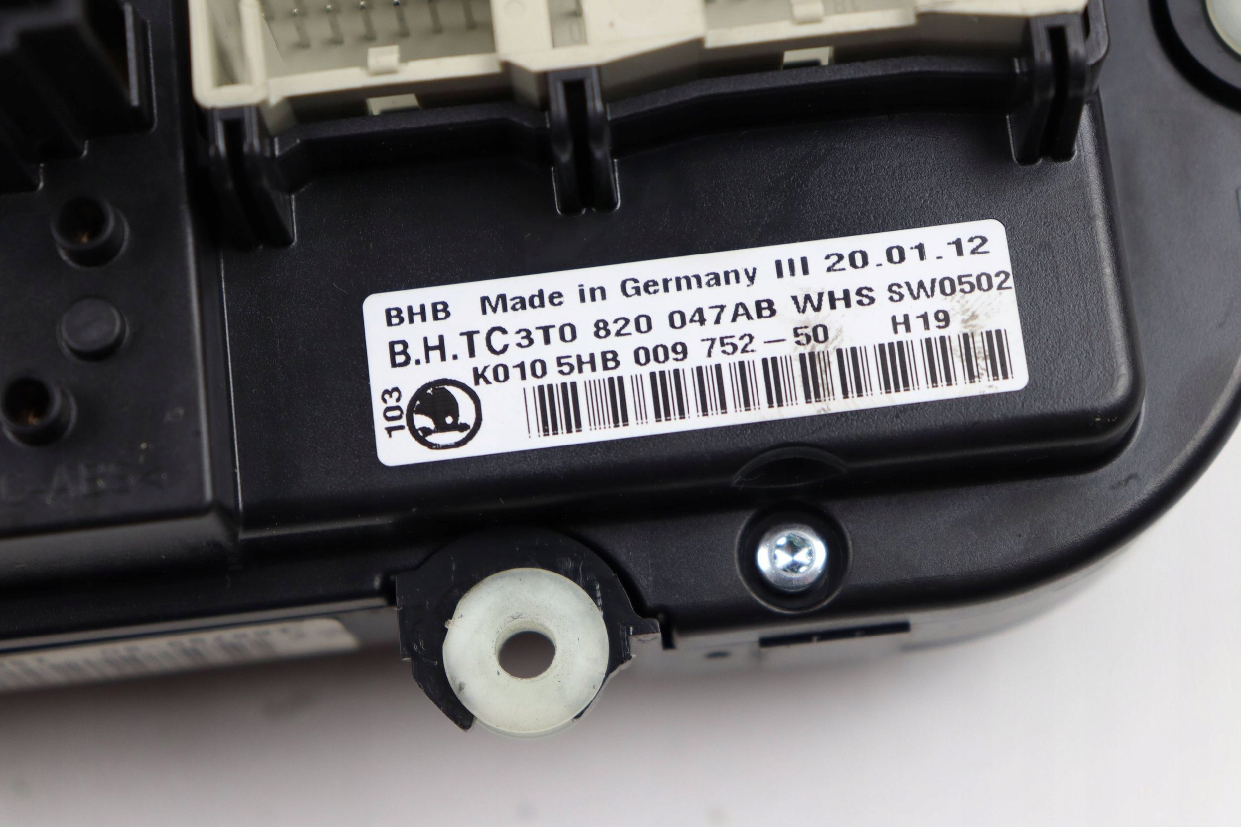SKODA OCTAVIA II 2 LIFT Unite commande clima Bouches buses 3T0820047AB