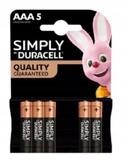 Bateria alkaliczna Duracell AA (R6) 5 szt.