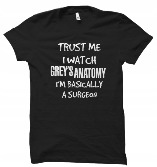 

Grey's Anatomy serial t-shirt koszulka damska