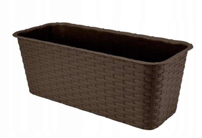 

Doniczka Balkonowa Rattan 40cm 7002 Brąz