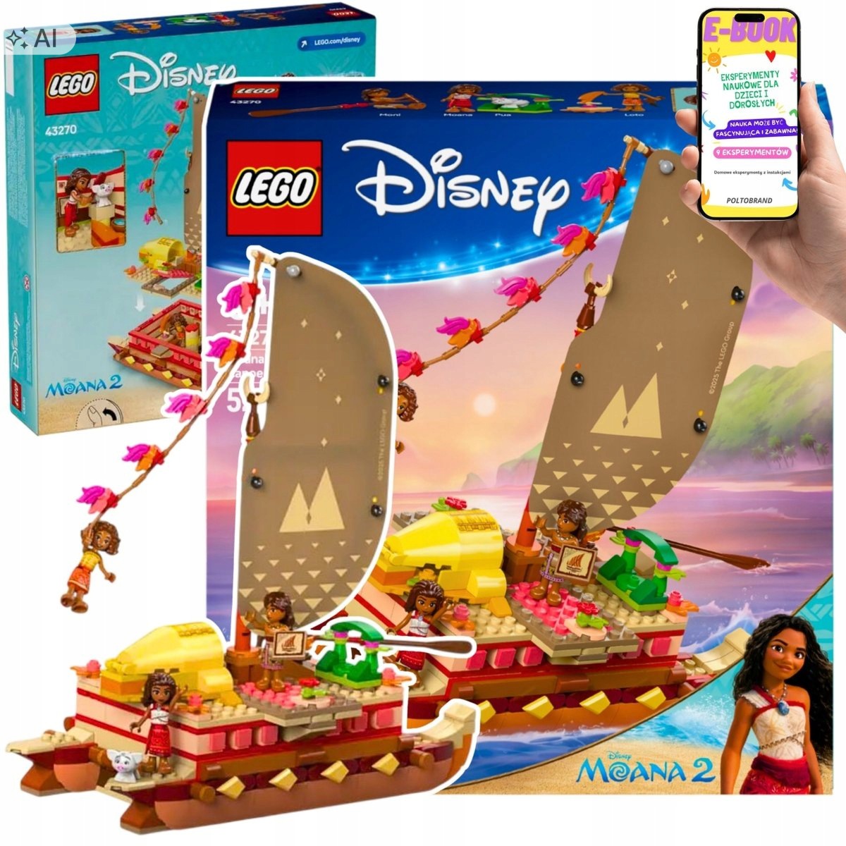 Lego Klocki Disney Vaiana Kajakowa Przygoda Dla Dziecka Ebook