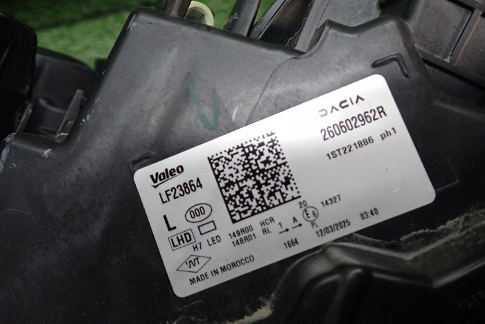 DACIA SANDERO III LOGAN III JOGGER 20- reflektor left light left