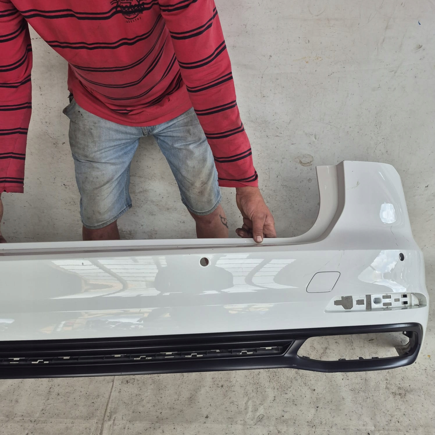 AUDI A6 4K9 KOMBI 18- bumper rear part rear 4XPDC