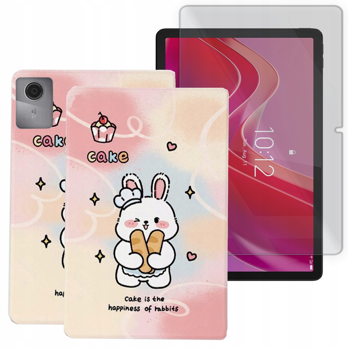 Etui do Lenovo Tab M11 TB330FU/TB331FC/K11E, case cover pokrowiec 2 szkła