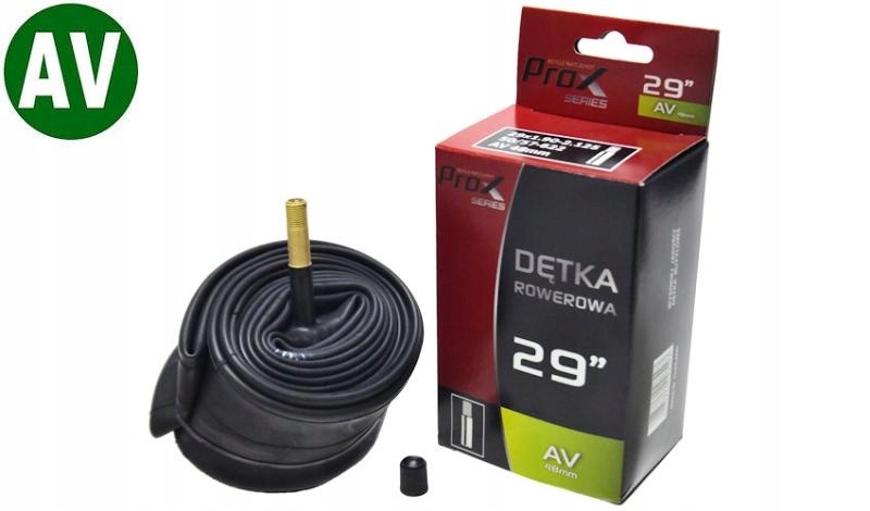 

Dętka Prox 29" samochowy Av 48mm Cross/mtb