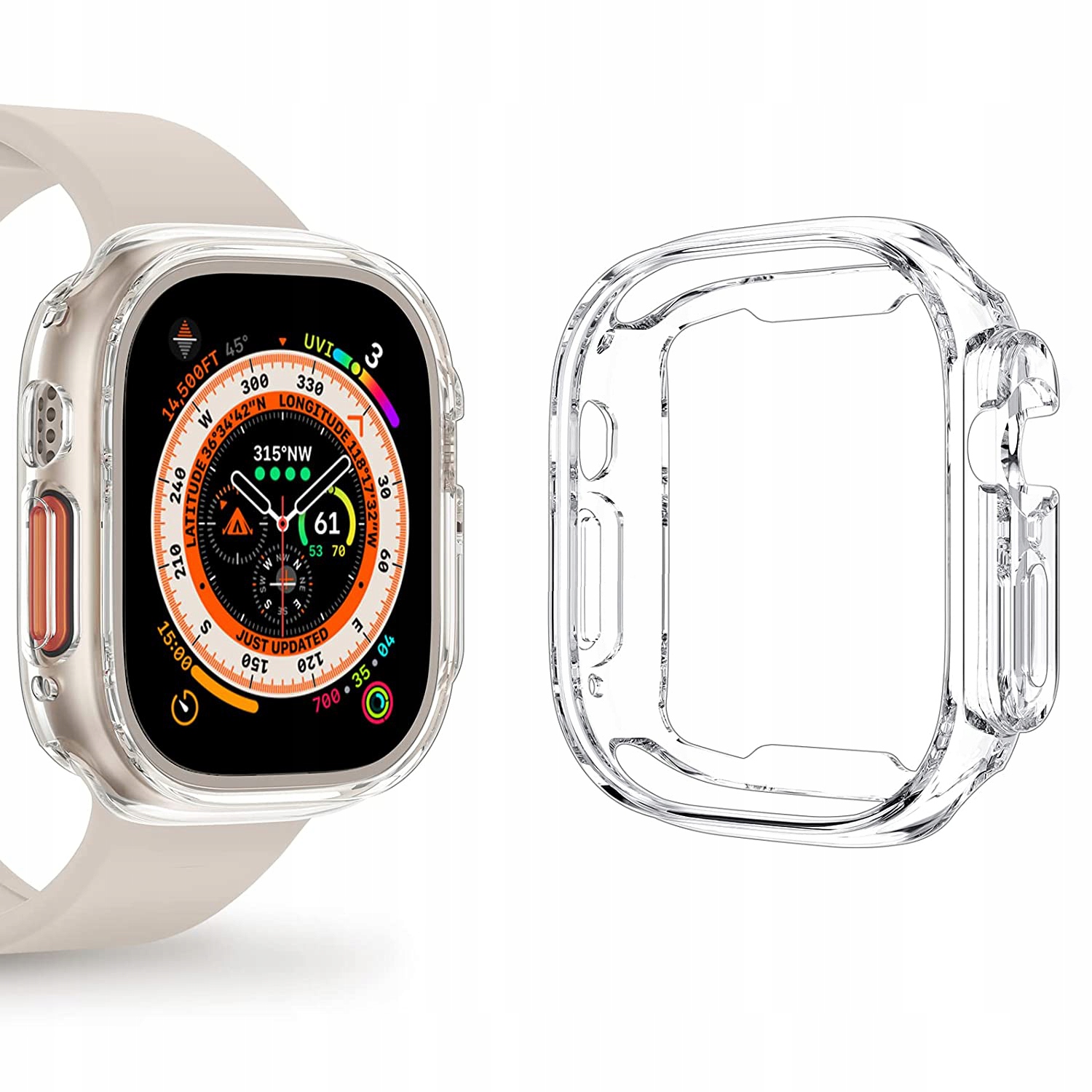 

Etui Crystal Clear Case do Apple Watch Ultra 49 mm
