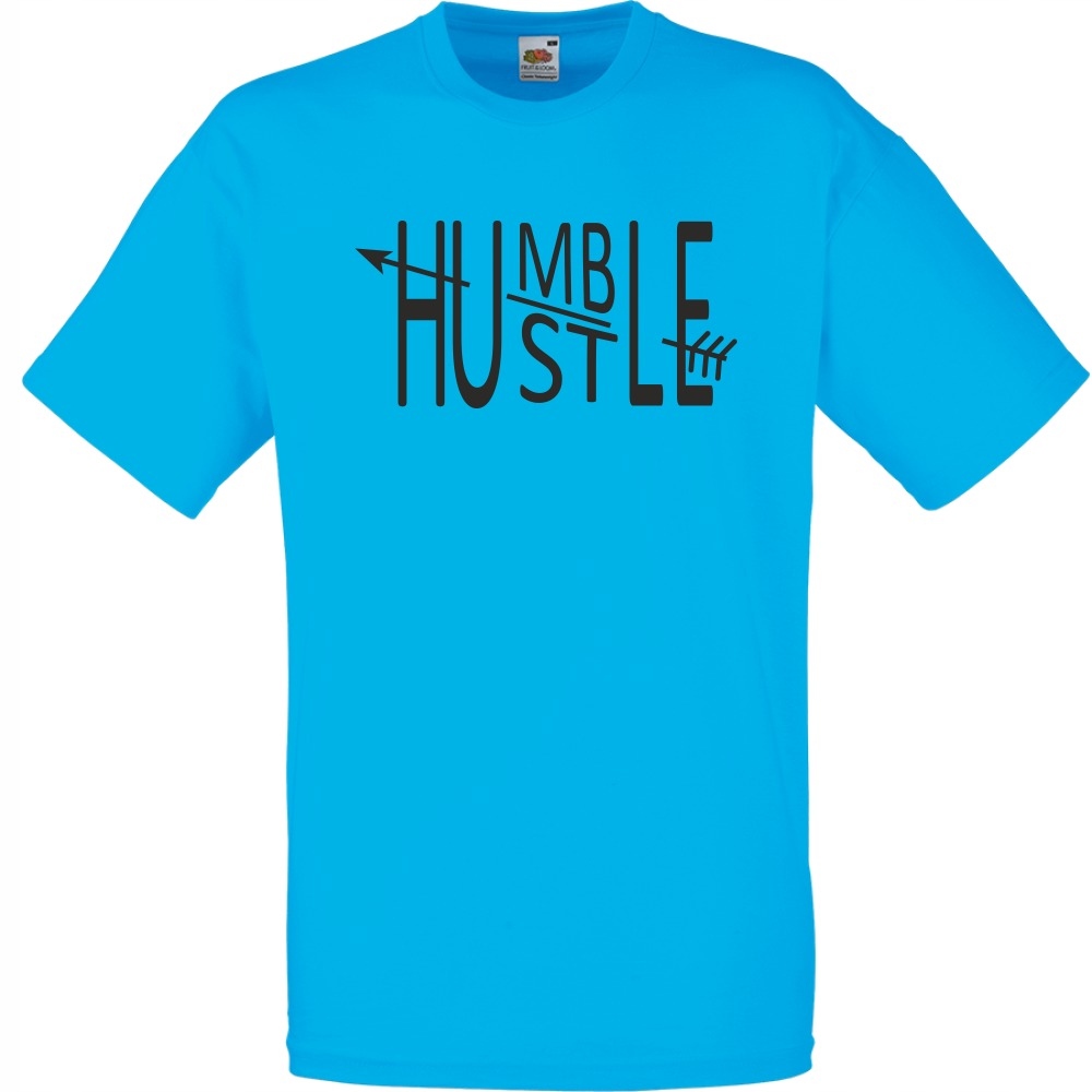 

Koszulka humble hustle młodzieżowa S lazurowa