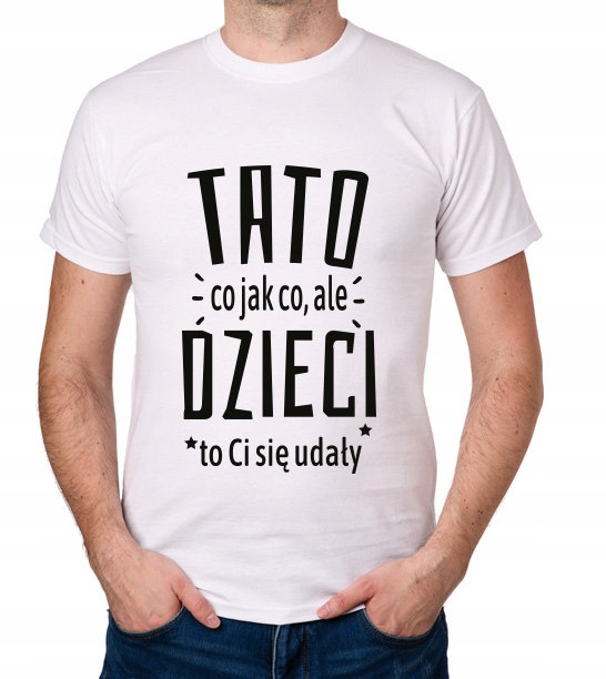

koszulka Dla Taty Najlepszy Tata Dzień Ocja
