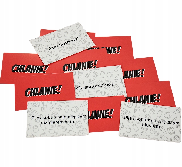 GRA IMPREZOWA DLA DOROSŁYCH WYZWANIE ALBO CHLANIE Typ Podstawa