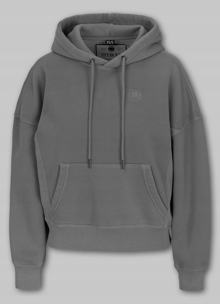 Dámská Mikina s kapucí Oversize Pitbull Klokanka Washed Manzanita Pohodlná