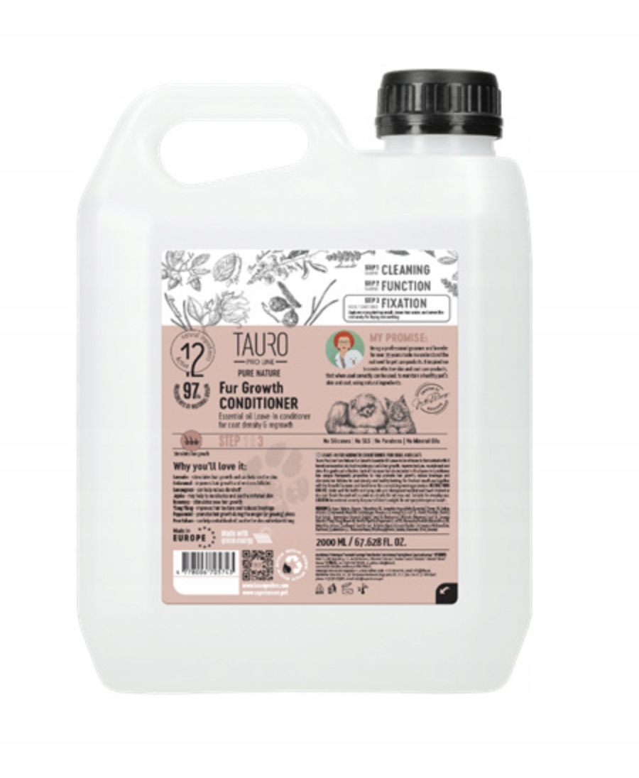 Tauro Pro Line Fur Growth Spray Kondicionér 2000 ml Kondicionér na lišejníky Alopecja X