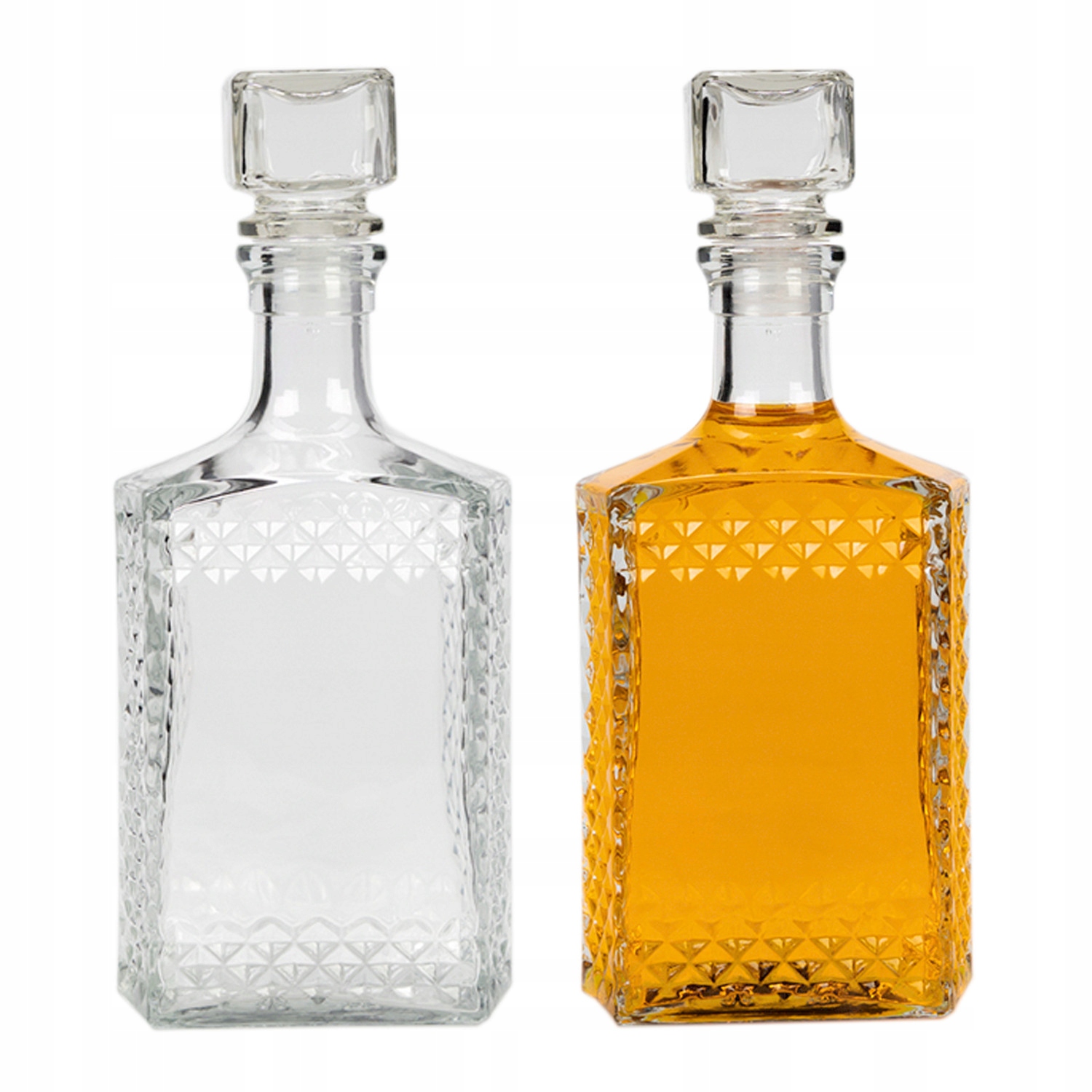 

Karafka ze szklanym Korkiem na Whisky Koniak 500ml