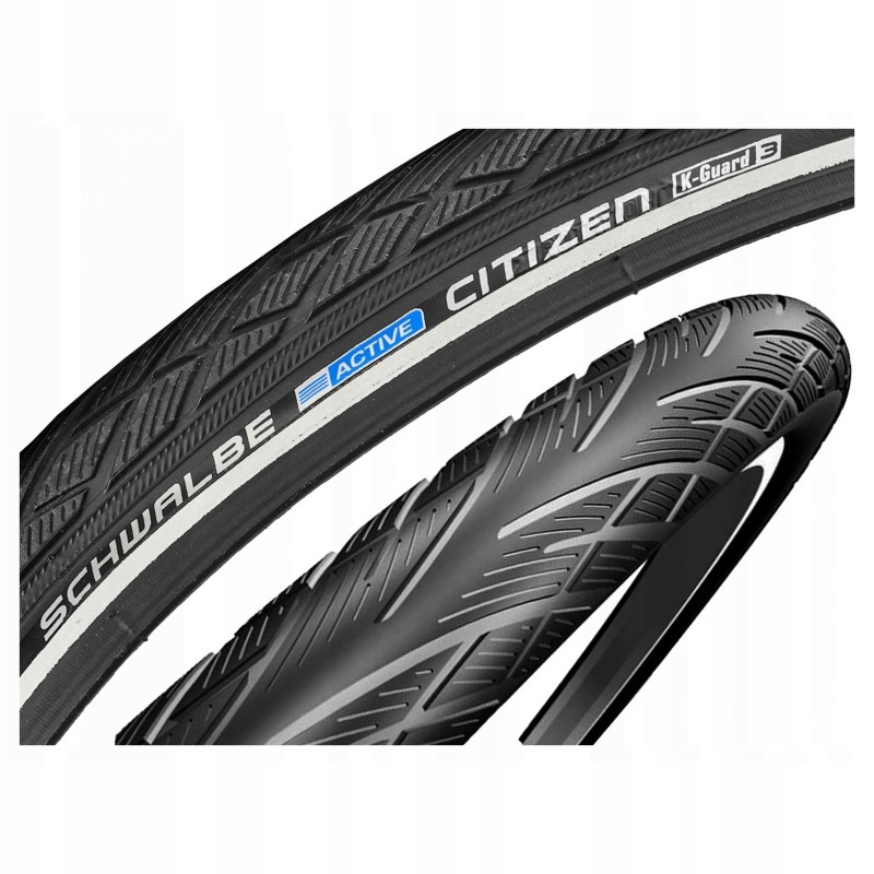 OPONA SCHWALBE CITIZEN 700x40C K-GUARD ODBLASKOWA