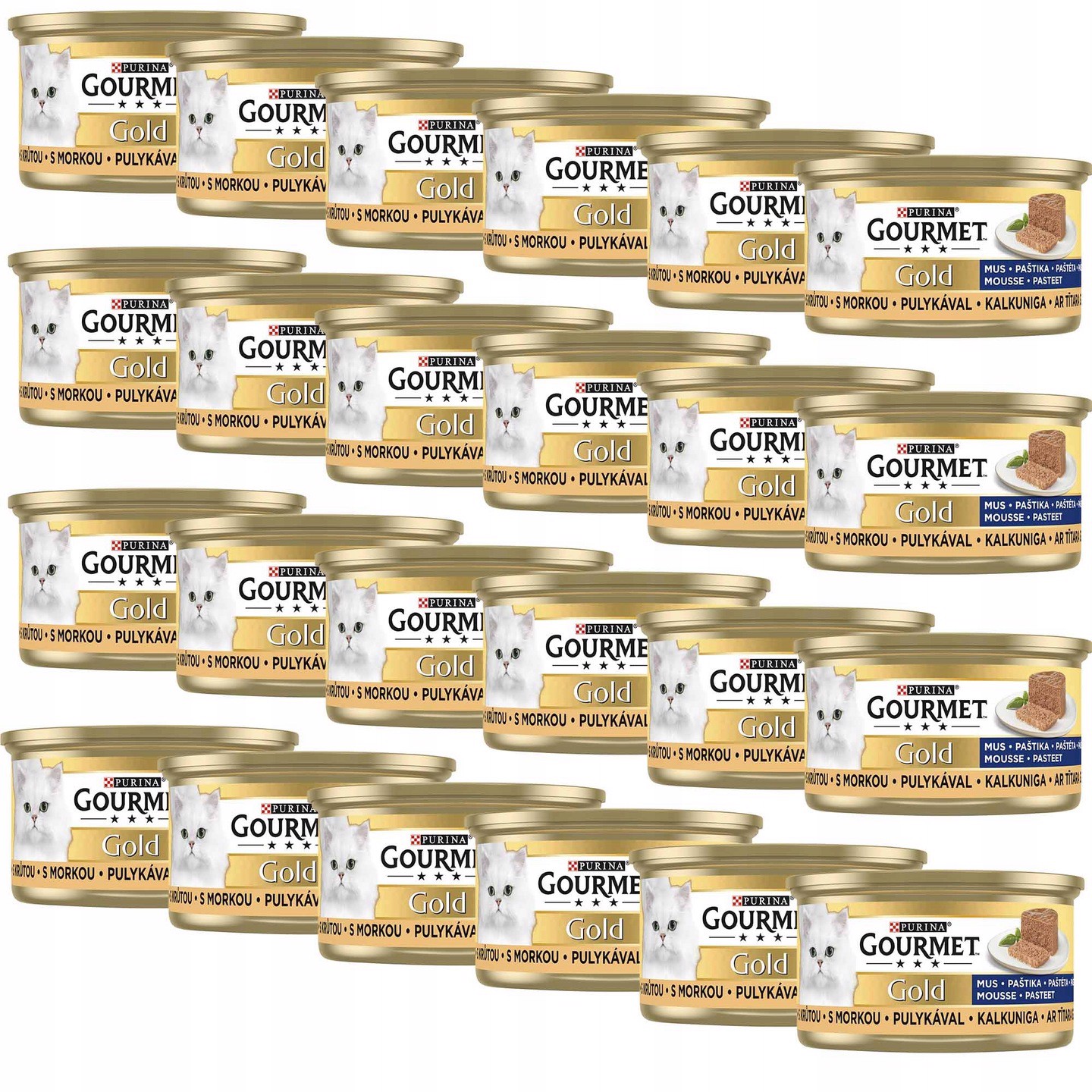 Levně Gourmet Gold Krmivo pro kočky pěna s krůtím masem 85 g