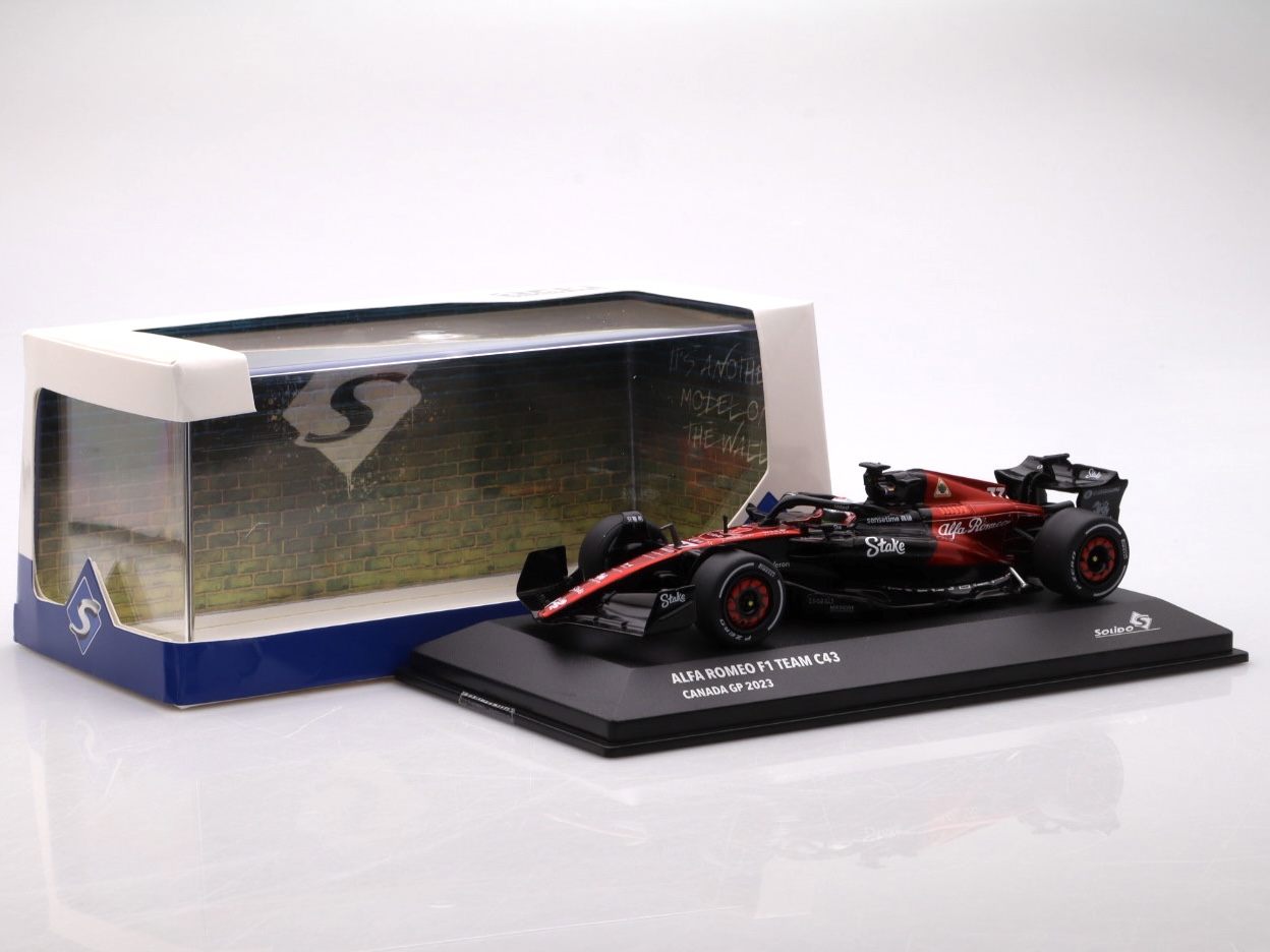 Model samochodu Alfa Romeo C43 #77 Bottas Barhein GP - 2023 Solido 1:43 Marka Solido